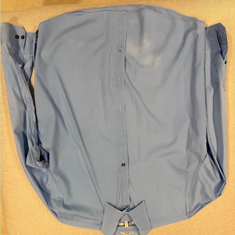Express Blue Dress Shirt for Business and Casual Wear